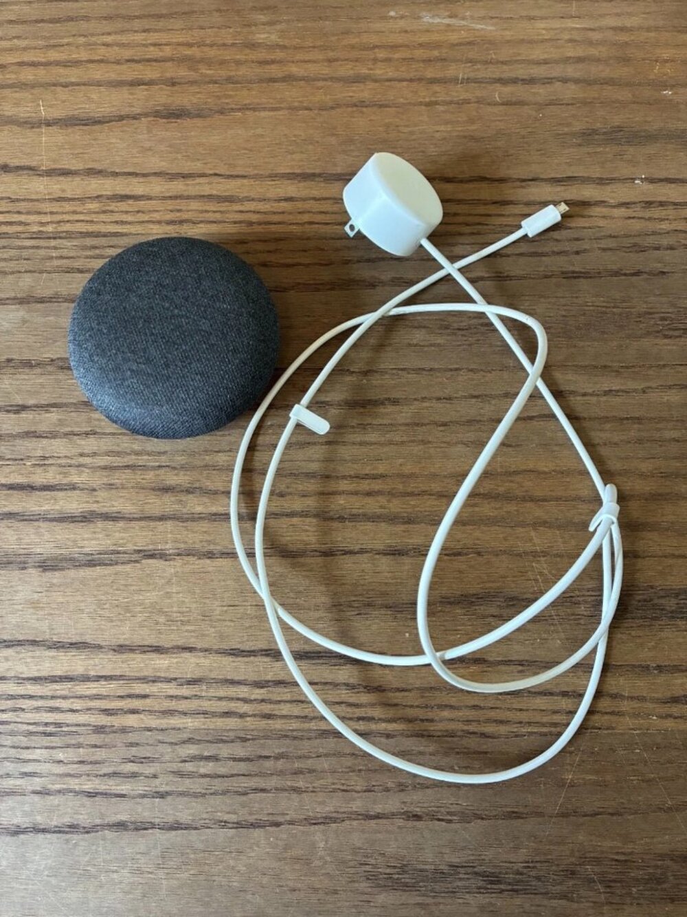 Google Home Mini; Model# H0A; 1st Gen Released in 2017; Black/Gray/Red